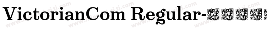 VictorianCom Regular字体转换